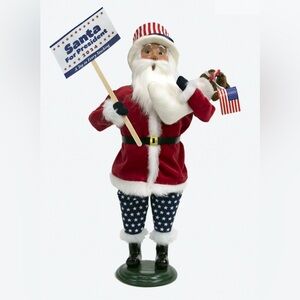 Byers’ Choice Santa for President Brand New